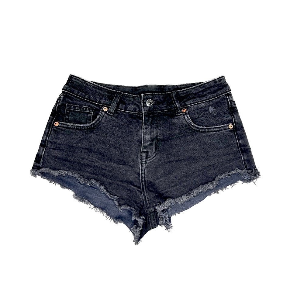 H&M DIVIDED Black Denim Shorts